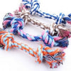 Braided Bone Rope Chew Knot